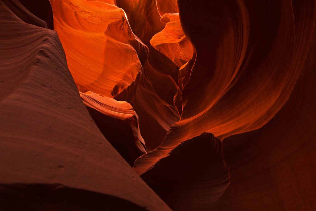 lower antelope canyon in Page, Arizona