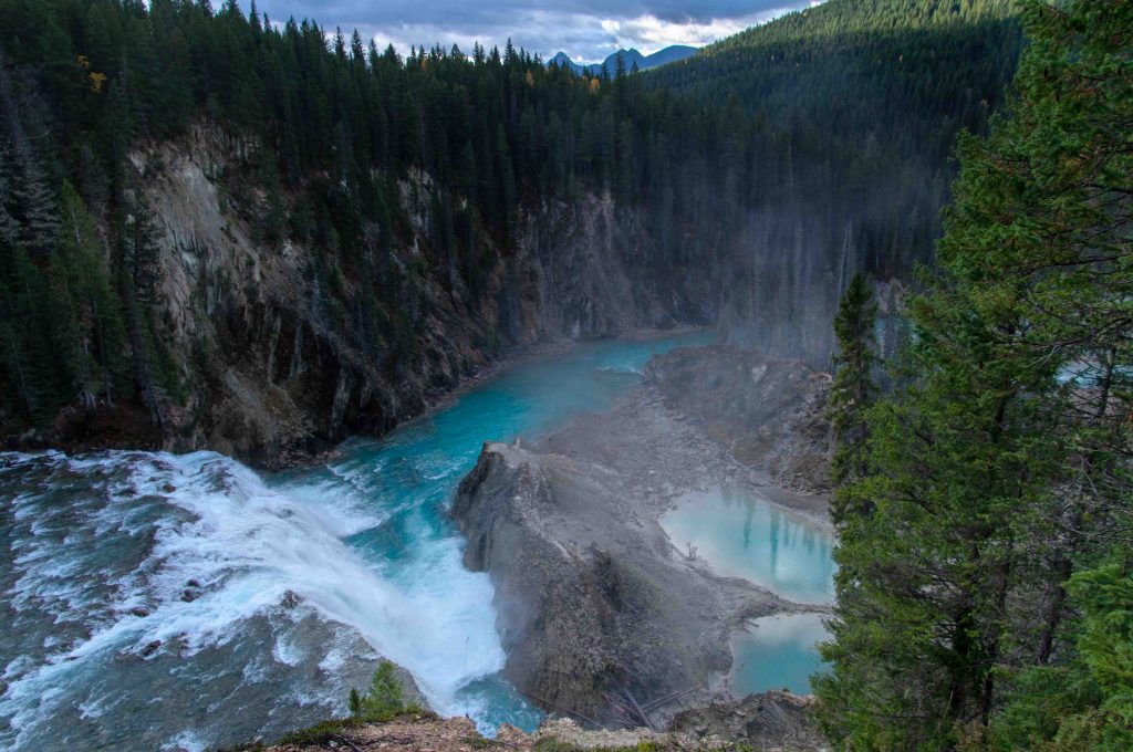 Wapta Falls in Yoho National Park