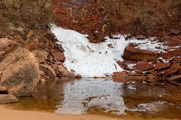 Emerald pools in Zion