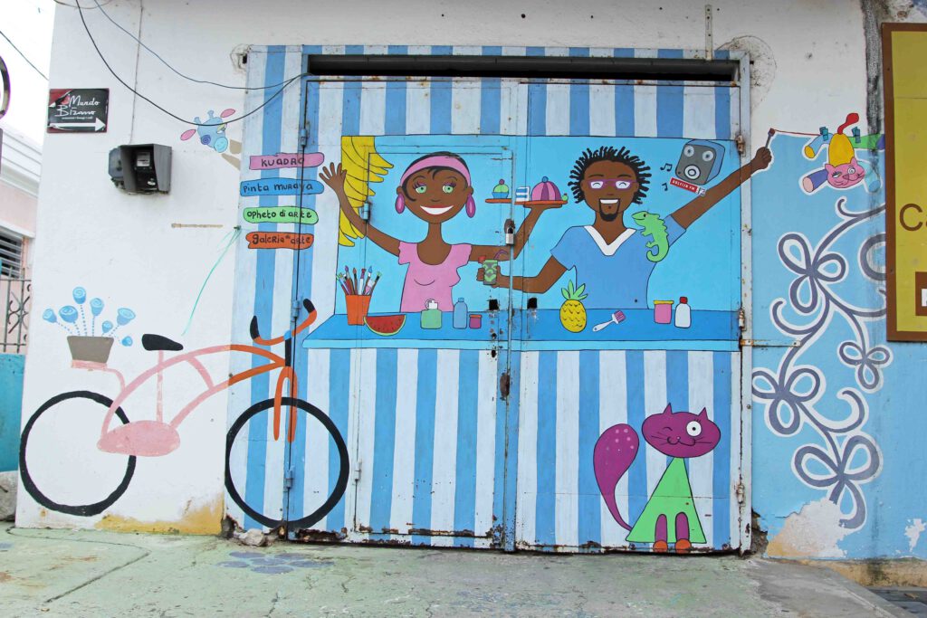 willemstad straattekening kinderen