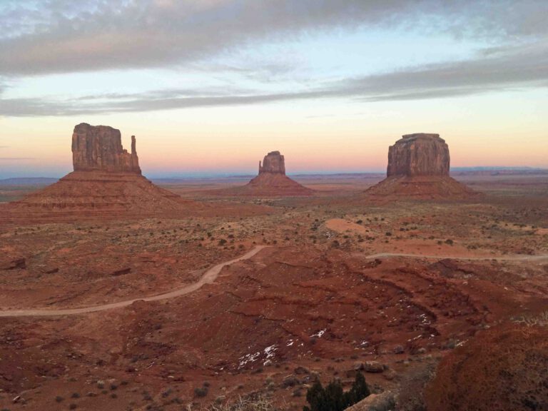 monument valley zonsondergang