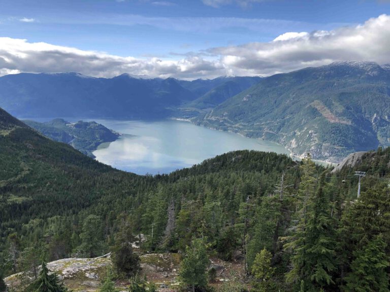 sea to sky gondola uitzicht