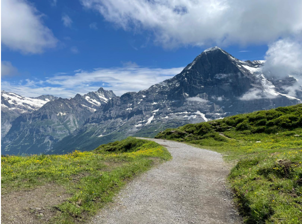 Männlichen naar kleine scheidegg wandelen