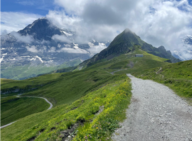Männlichen naar kleine scheidegg